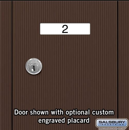 SalsburyVerticalMailbox3504ZSU 4Doors SurfaceMounted USPSAccess3