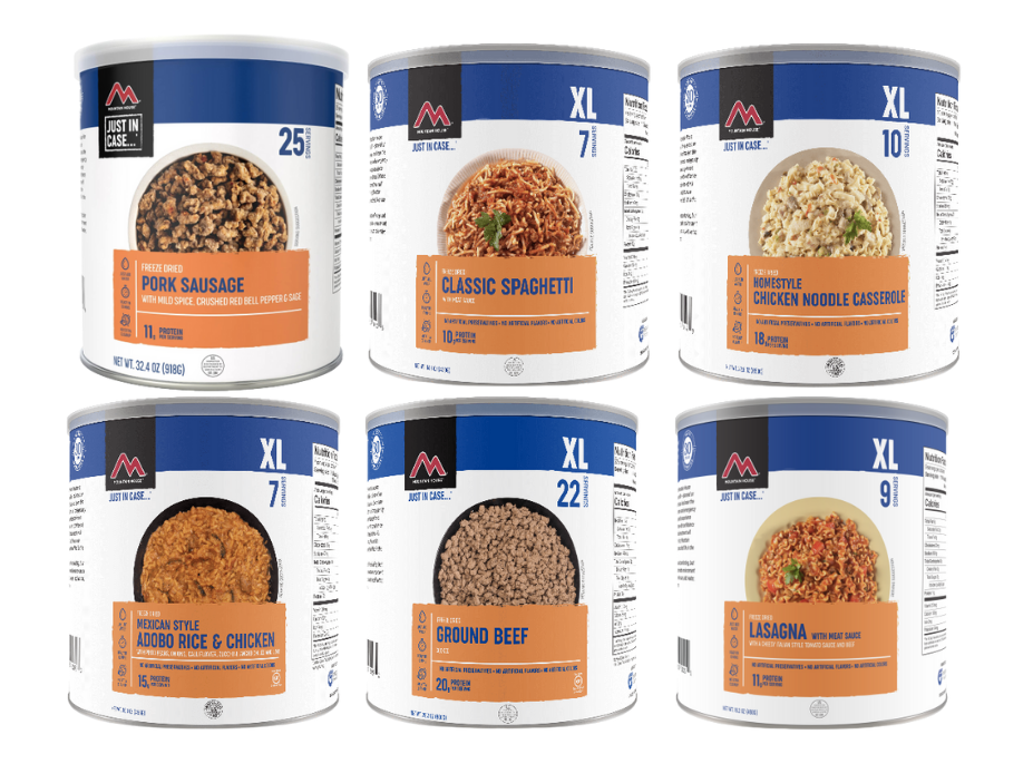 Image of Mountain House Assorted Pack of 6 Cans (Version 2)