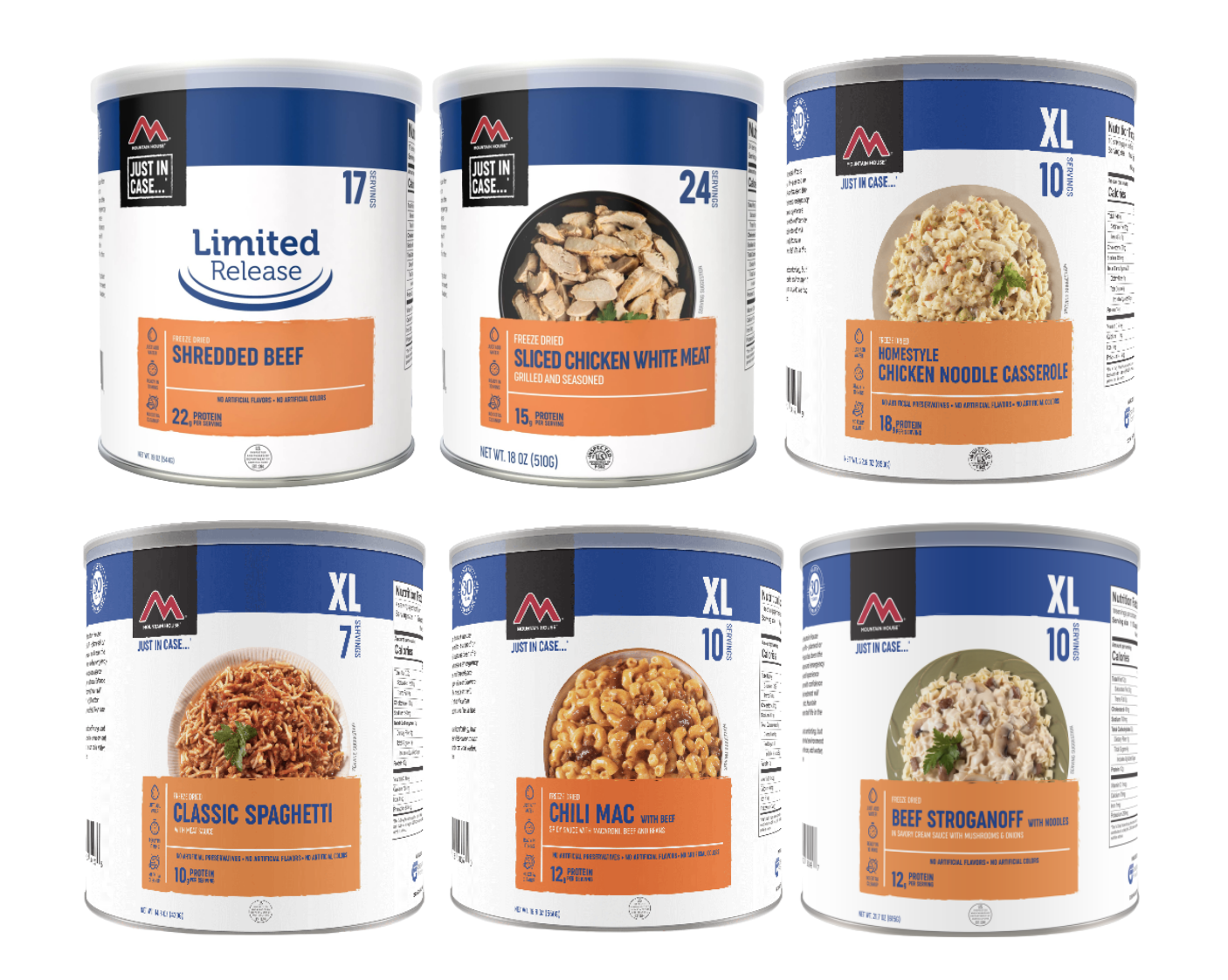 Image of Mountain House Assorted Pack of 6 Cans (Version 3)