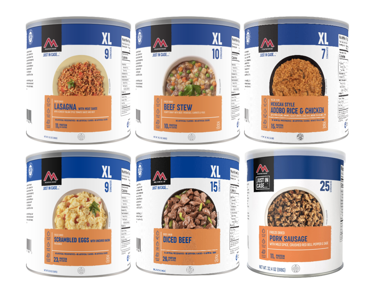 Image of Mountain House Assorted Pack of 6 Cans (Version 4)