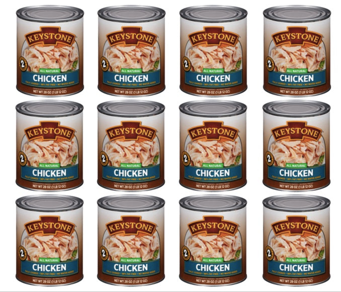 Image of Keystone Meats All Natural Canned Chicken, 28 Ounce
