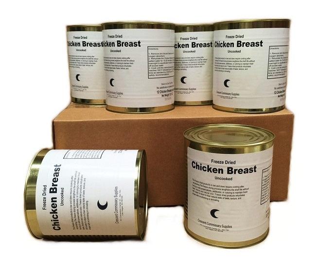 Image of Military Surplus Freeze Dried Canned Chicken Breasts