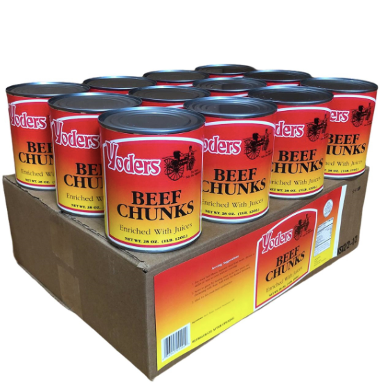 Image of Yoder's fresh REAL Canned Beef Chunks