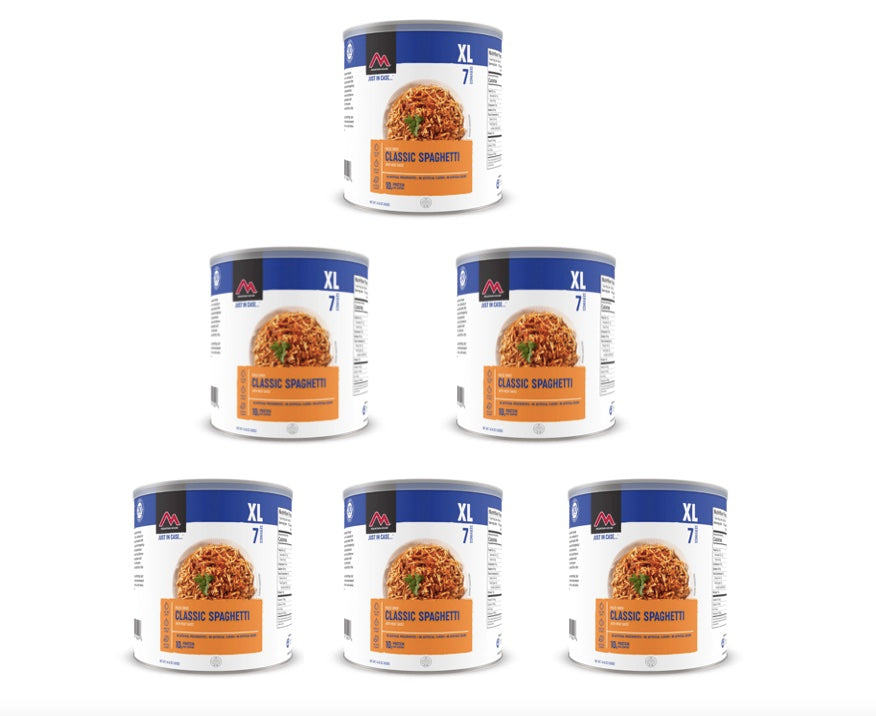 Image of Mountain House Classic Spaghetti with Meat Sauce - #10 Can -6 cans