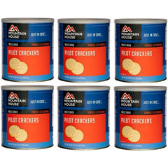 Mountain House Pilot Crackers #10 Can Freeze Dried Food - 6 Cans