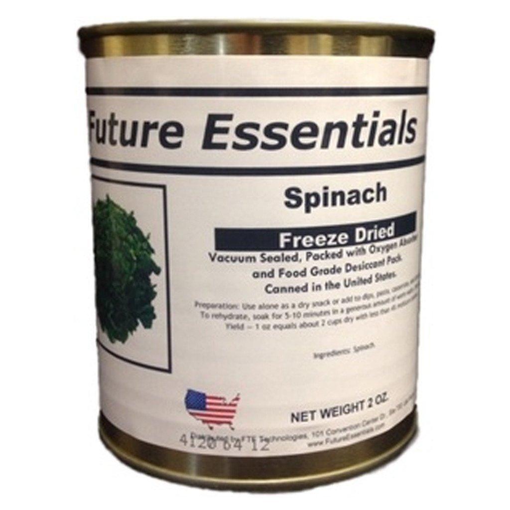 Image of Future Essentials Freeze Dried Spinach (Case of 12 cans)