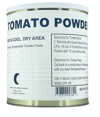 Image of Military Surplus Tomato Powder in #10 Can