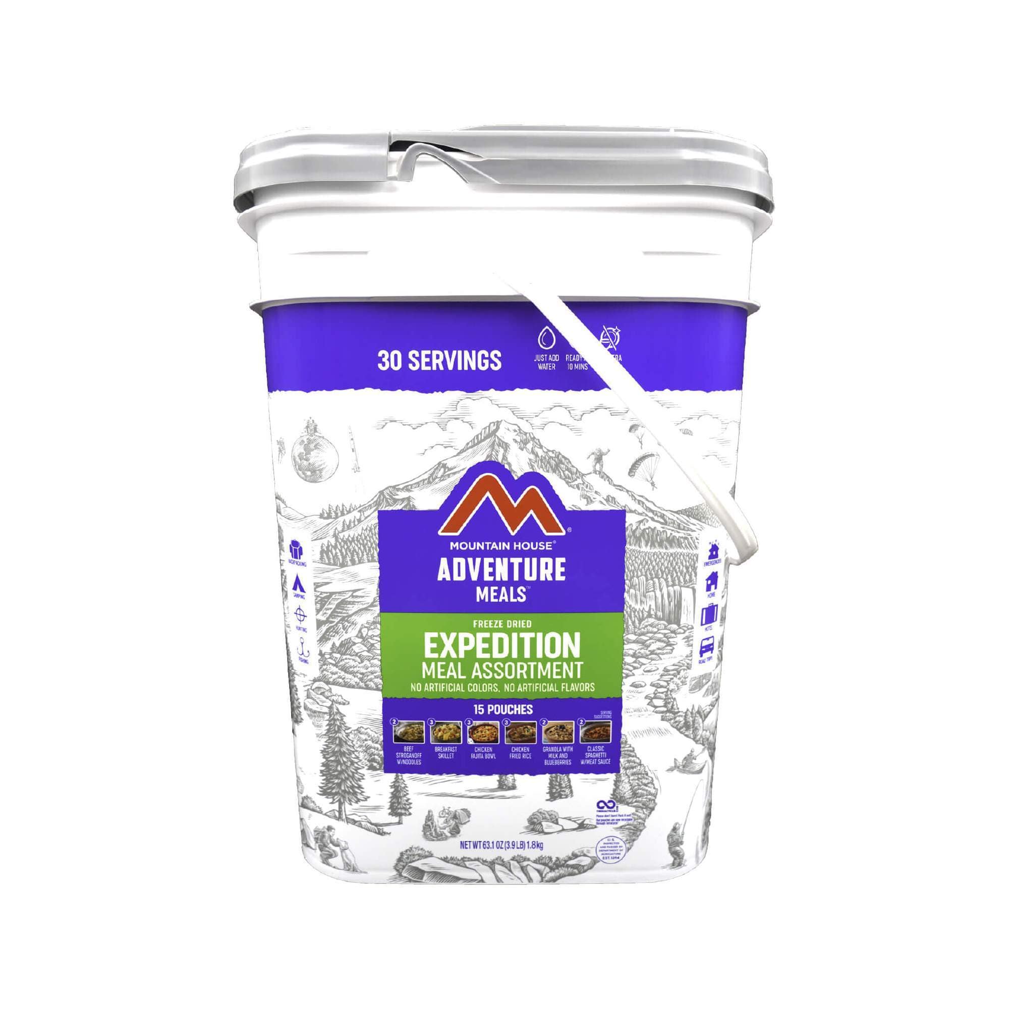 mountain-house-emergency-kits-expedition-meal-assortment-bucket-5-day-meal-kit-28068675190866 image