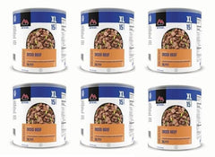 Mountain House Diced Beef #10 Can Freeze Dried Food - 6 Cans Per Case NEW!