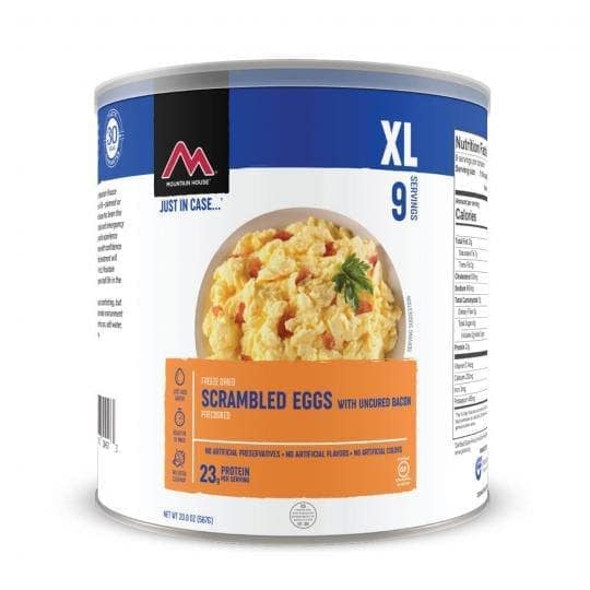 Image of Mountain House Scrambled Eggs with Bacon #10 Can