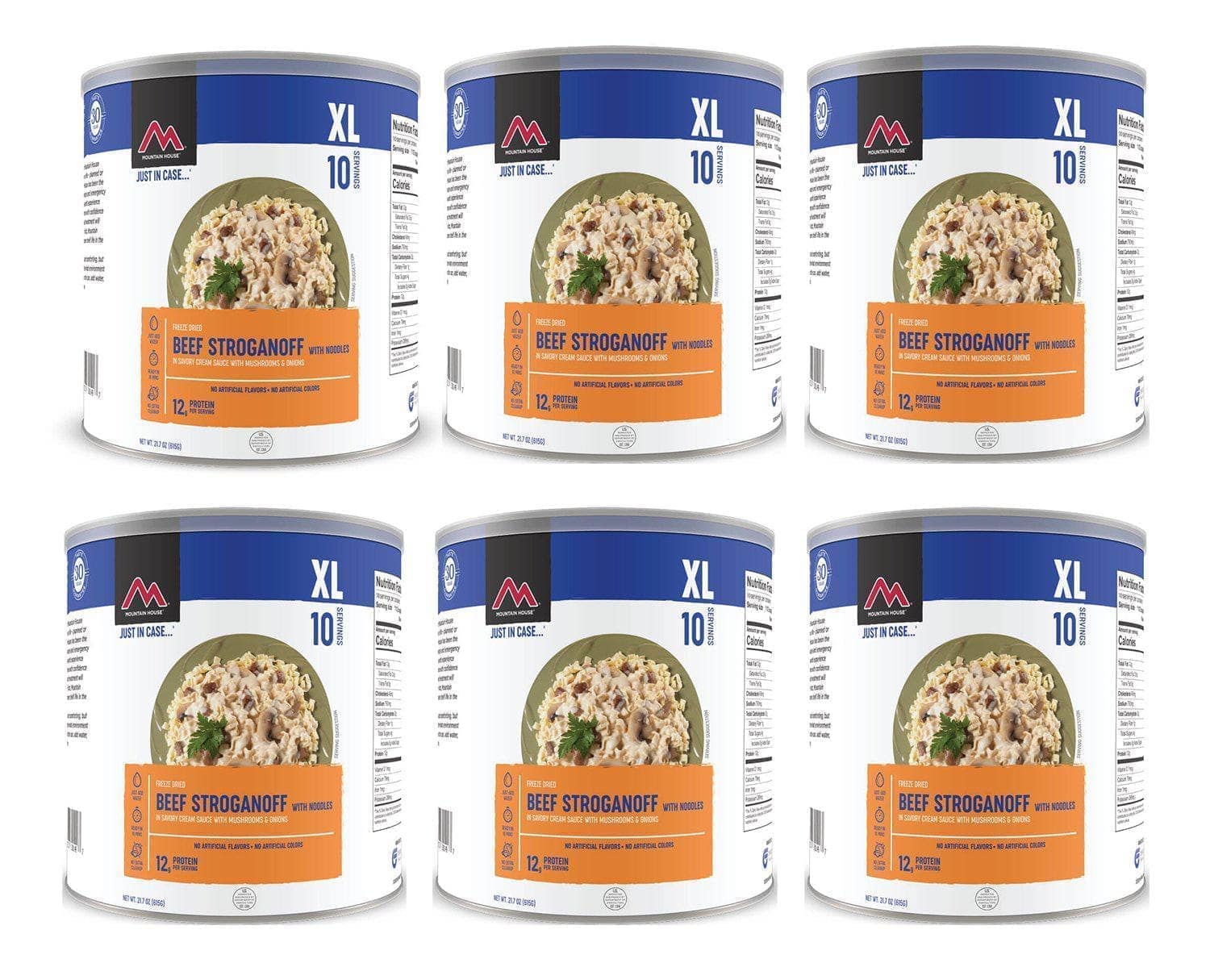 Image of Mountain House Beef Stroganoff with Noodles -6 cans