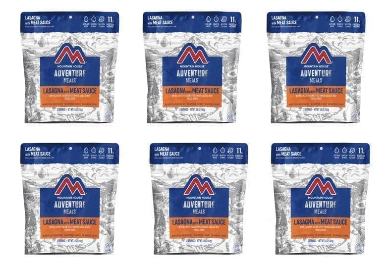 Image of Mountain House Lasagna with Meat Sauce Entree Pouches (6 Pouches/Case) CLEAN LABEL