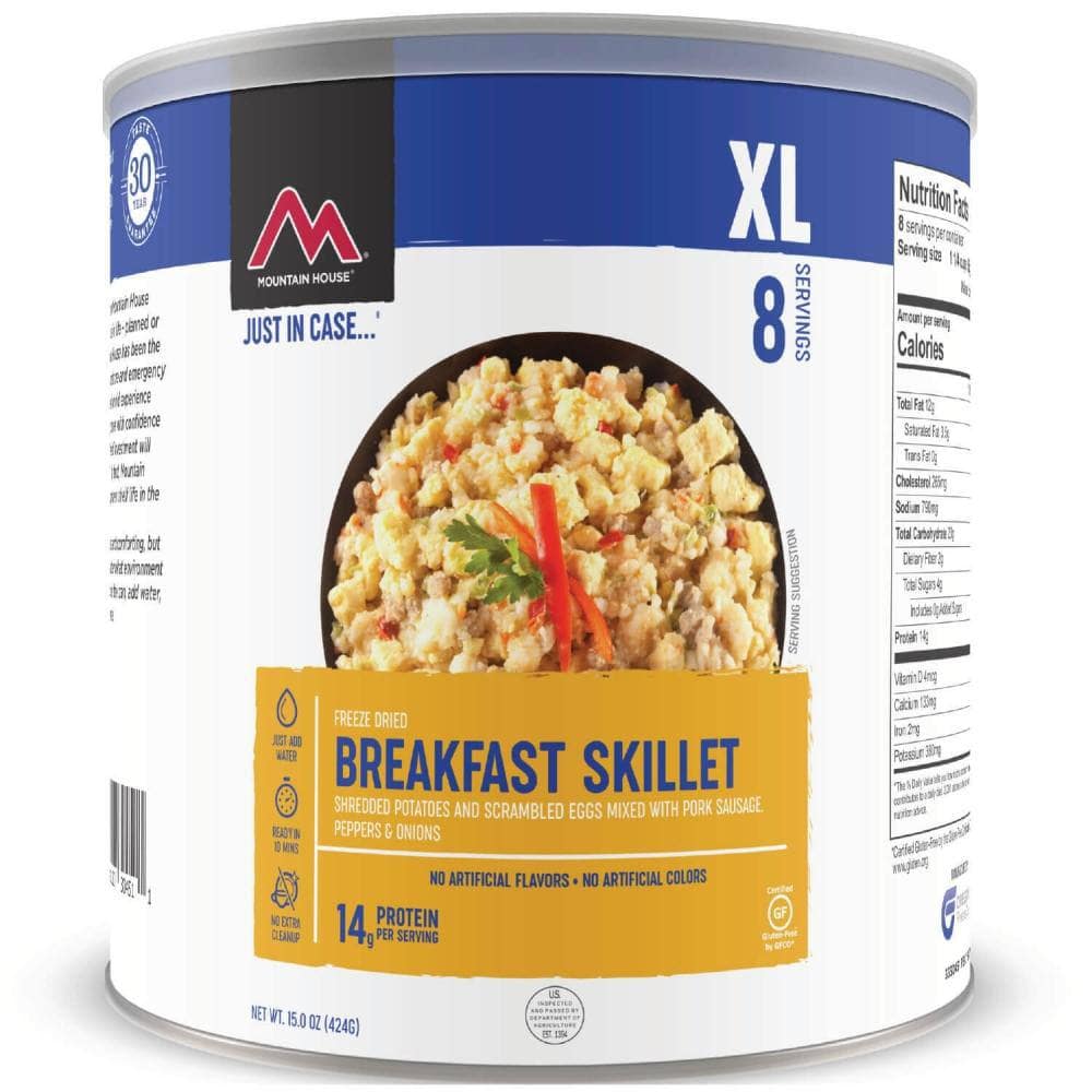 Image of Mountain House Breakfast Skillet #10 Can Freeze Dried Food- Single can