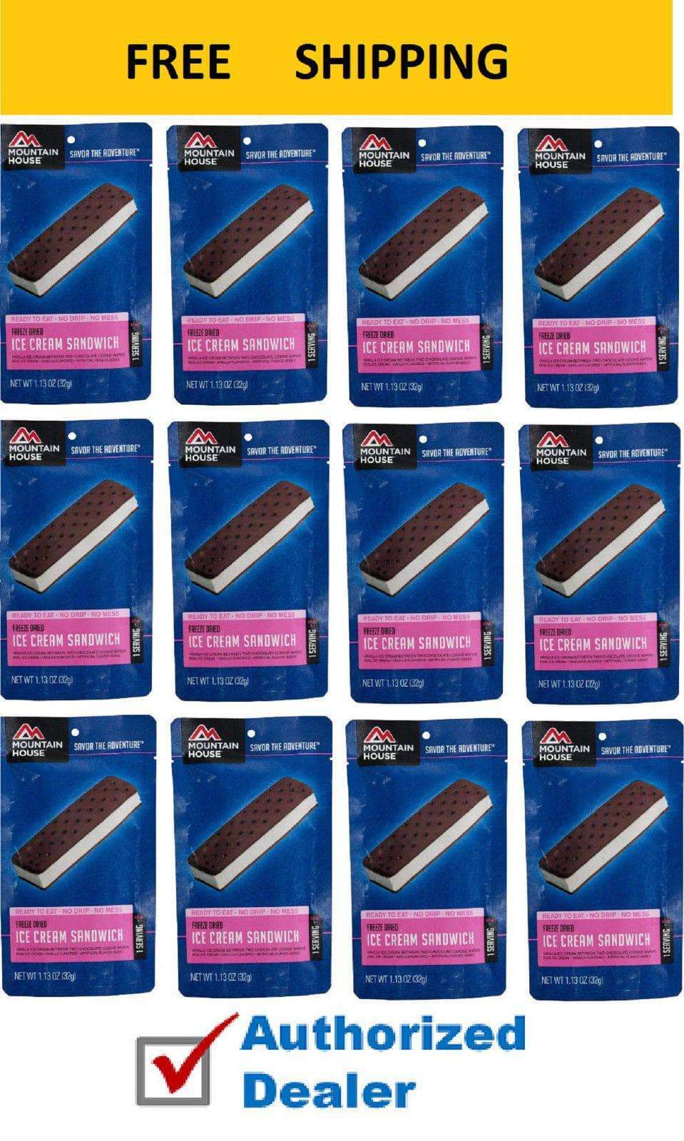Image of Mountain House ICE CREAM SANDWICH ( 1 Case = 12 POUCH )