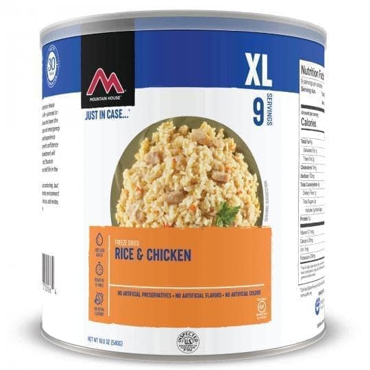 Image of Mountain House Rice and Chicken - #10 Can