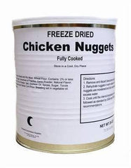 Canned Meat. Dehydrated Canned Meat for Long Term Food Storage and Emergency Preparedness Kits. (Chicken Nuggets)