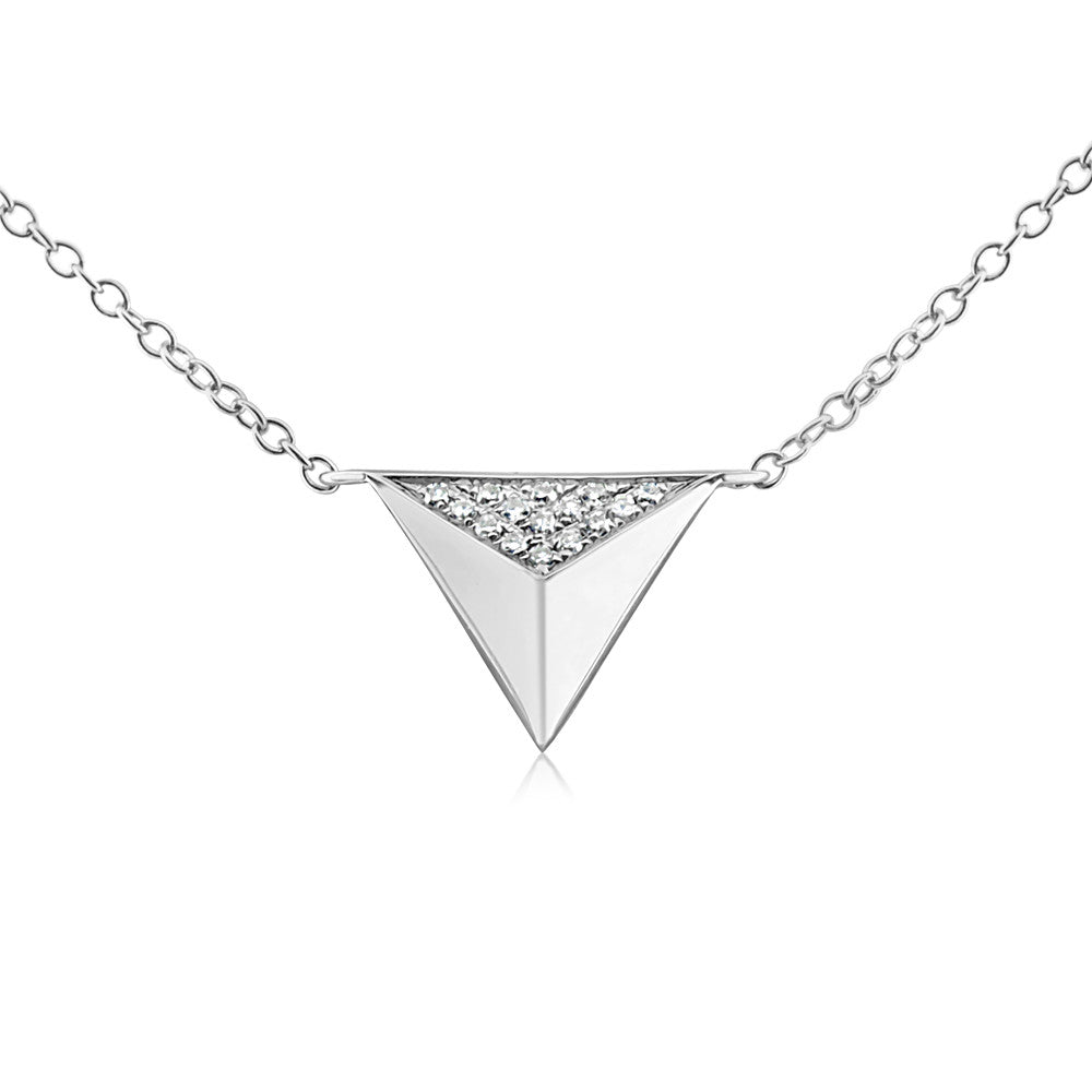 triangle diamond necklace girlfriends guide to divorce