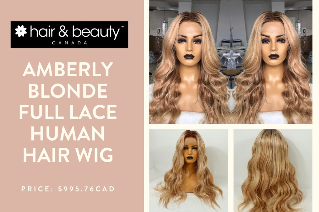 Amberly Blonde Full Lace Human Hair Wig