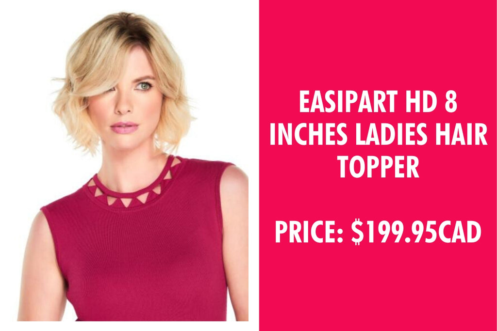 Easipart HD 8 inches Ladies Hair Topper