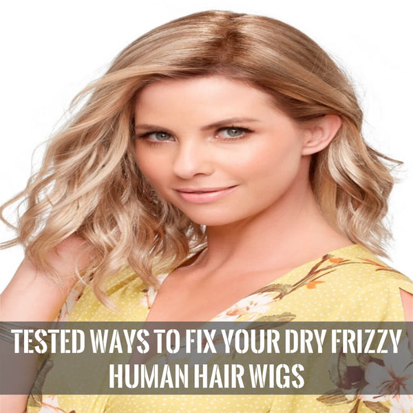 frizzy human hair wig
