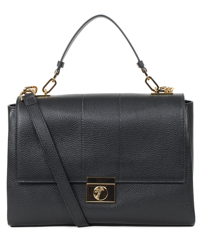 versace small leather shoulder bag