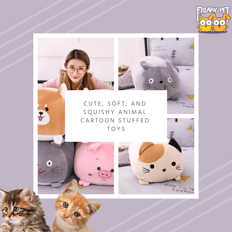 soft squishy animal cartoon stuffed toys