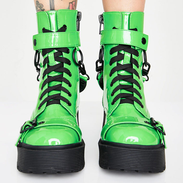 neon green boots