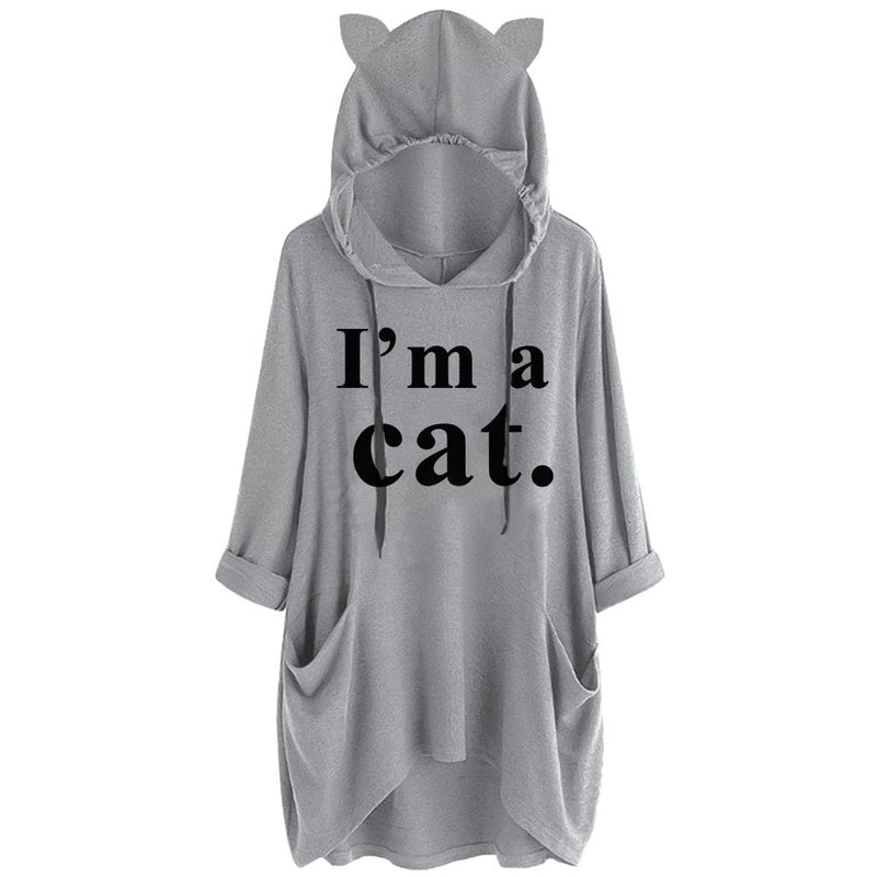 cute cat hoodie with ears