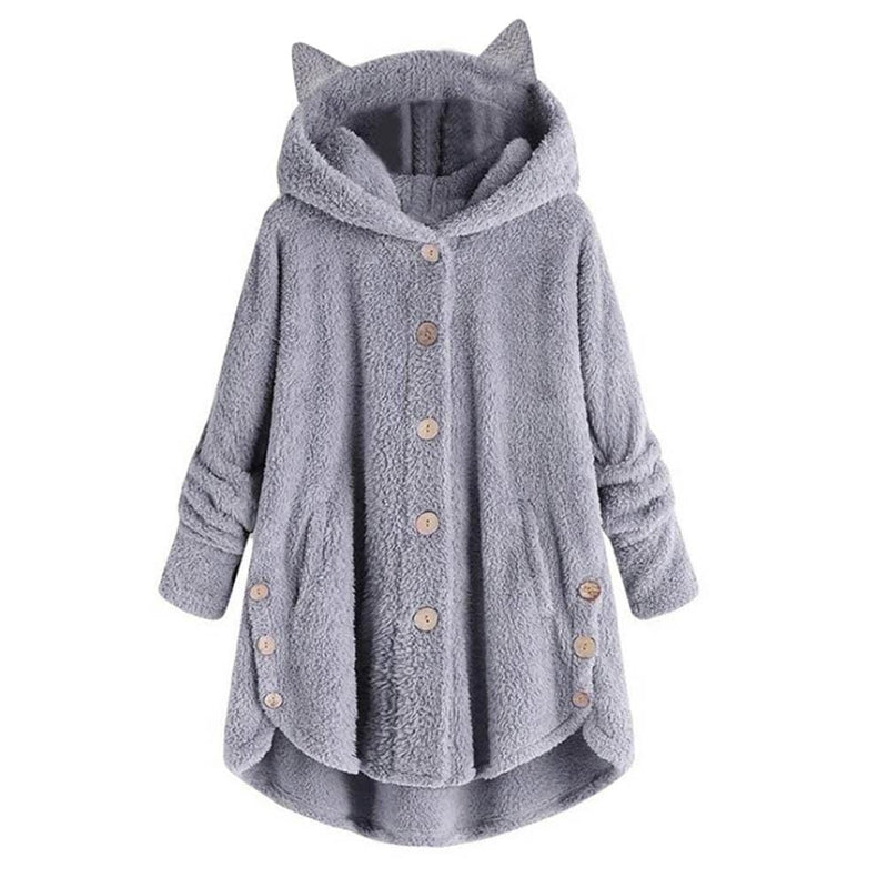 not today cat hoodie with ears