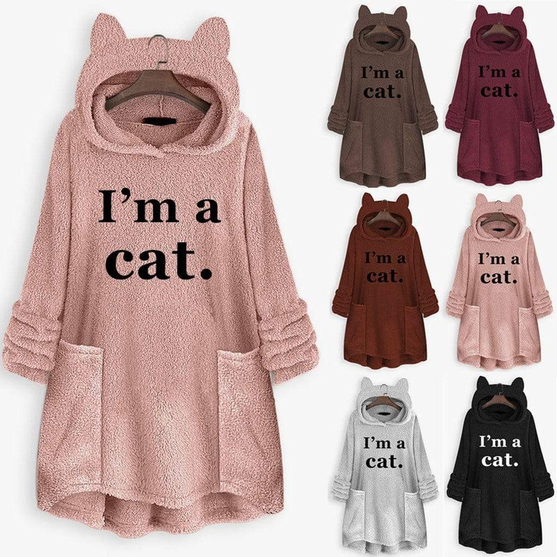 ima cat hoodie