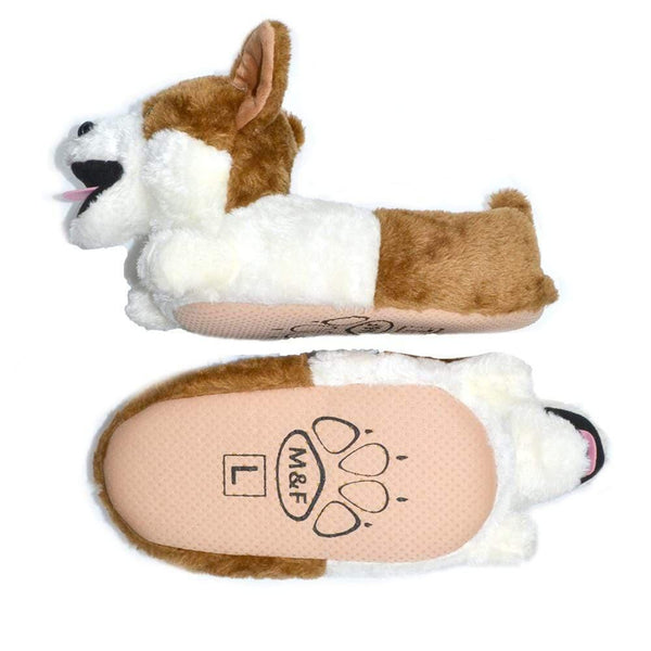 corgi house slippers