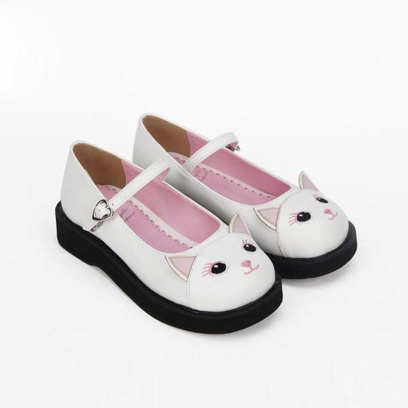 Pussy Pink Lolita Cat Shoes