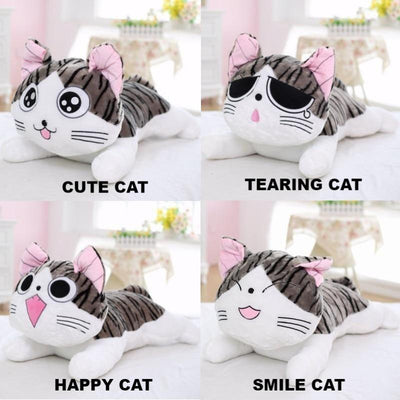 happy cat plush
