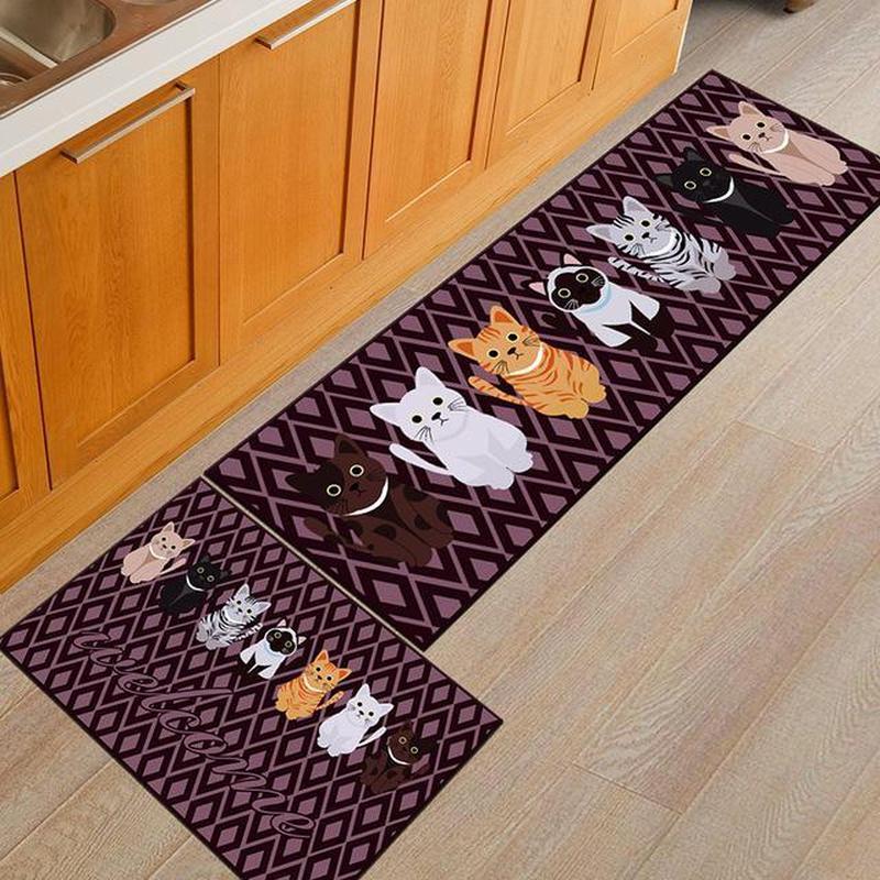 vinyl carpet runner cats