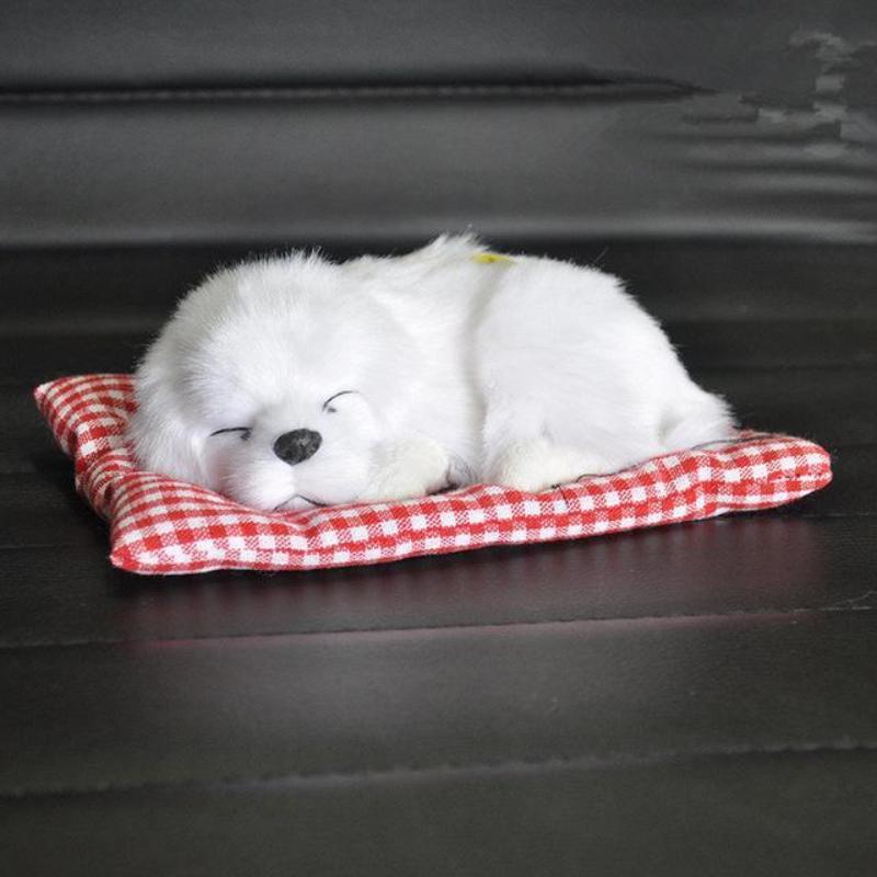 sleeping dog stuffed animal