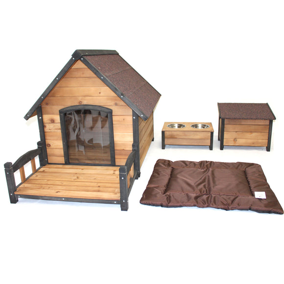 timber dog house