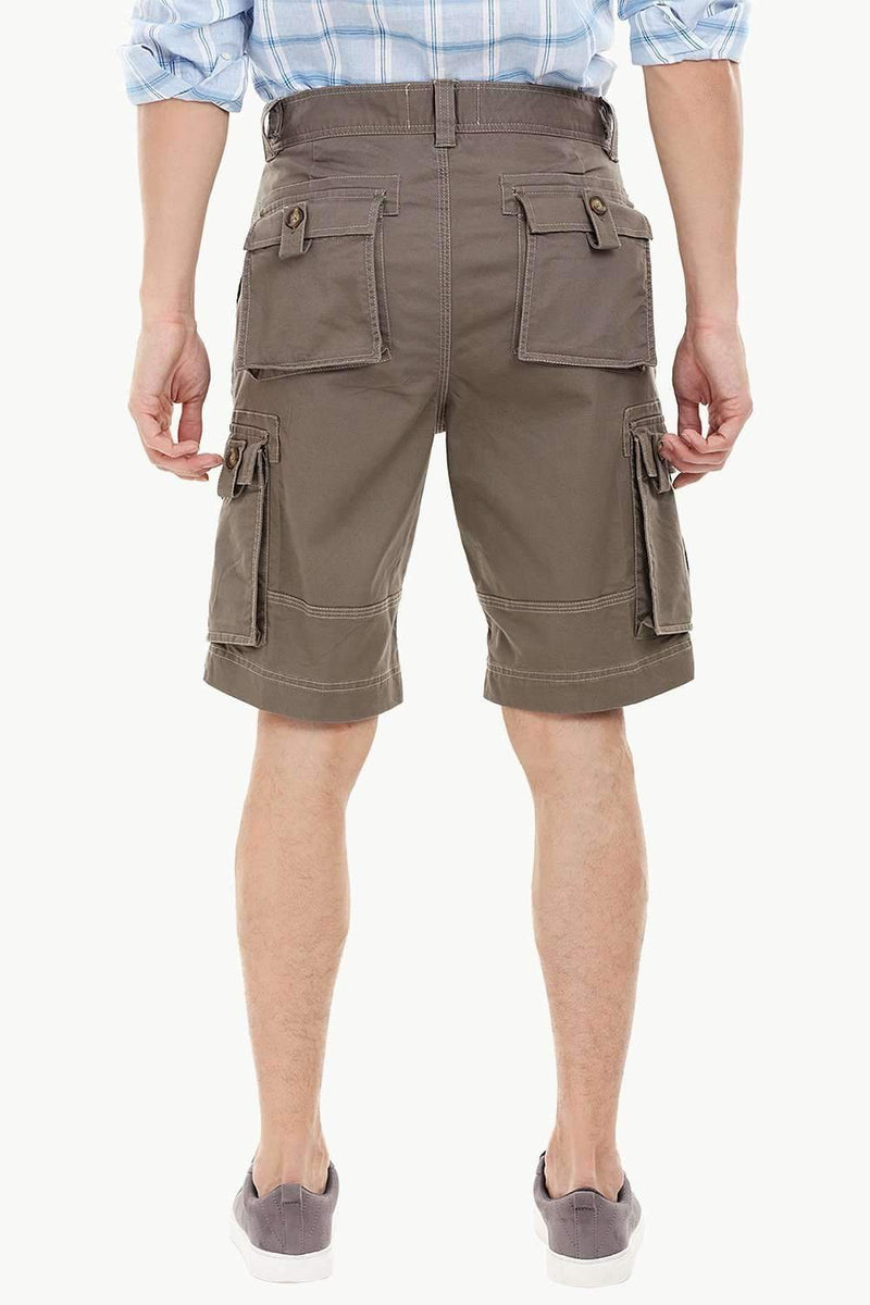 mens olive green cargo shorts