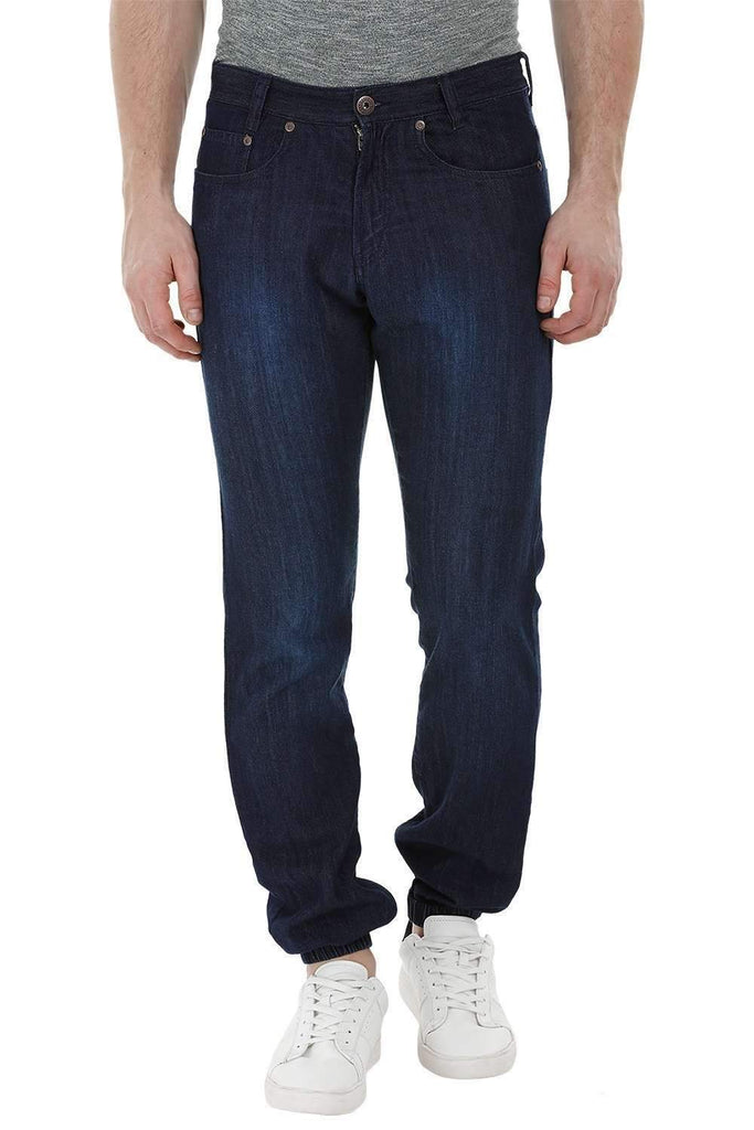 lightweight denim joggers