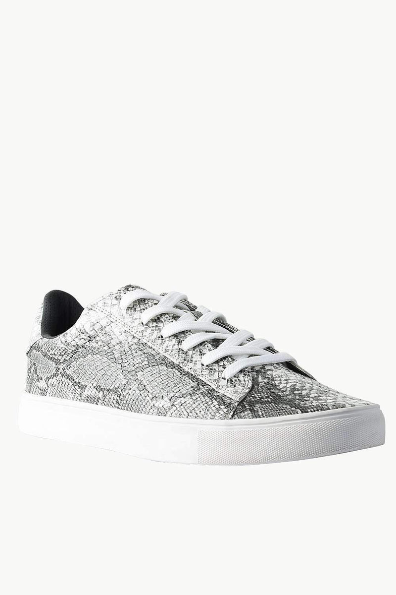 snake print plimsolls