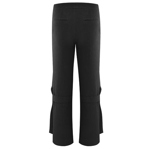 The Australian Fashion Online Lookbook Guide To The Ultimate Black Minimal Outfit - OSKAR Black split trousers