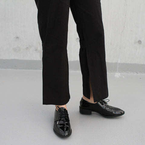 The Australian Fashion Online Lookbook Guide To The Ultimate Black Minimal Outfit - OSKAR side split pants