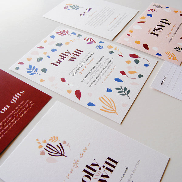 Flower Child Wedding Invitation