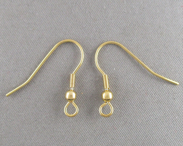 Mixed Color Fish Hook Earrings Brass 60 pairs (G028-2)