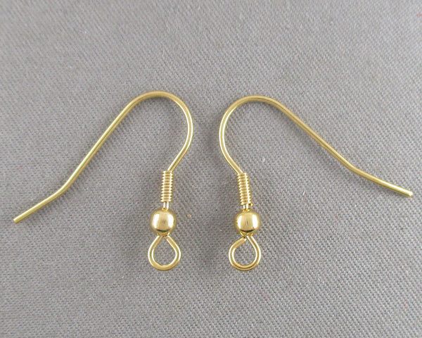 200 Brass Earring Hooks, 10 Styles, Silver and Gold Color, 16-21x12-19mm,  Fish Hook, Jewelry Making Set, Mixed Lot, Organizer, Earrings