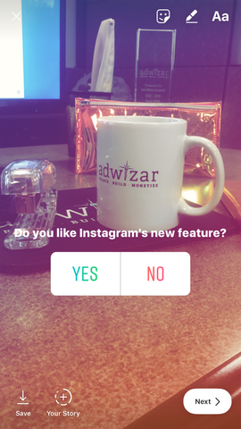How to use Instagram's new poll feature! - Adwizar