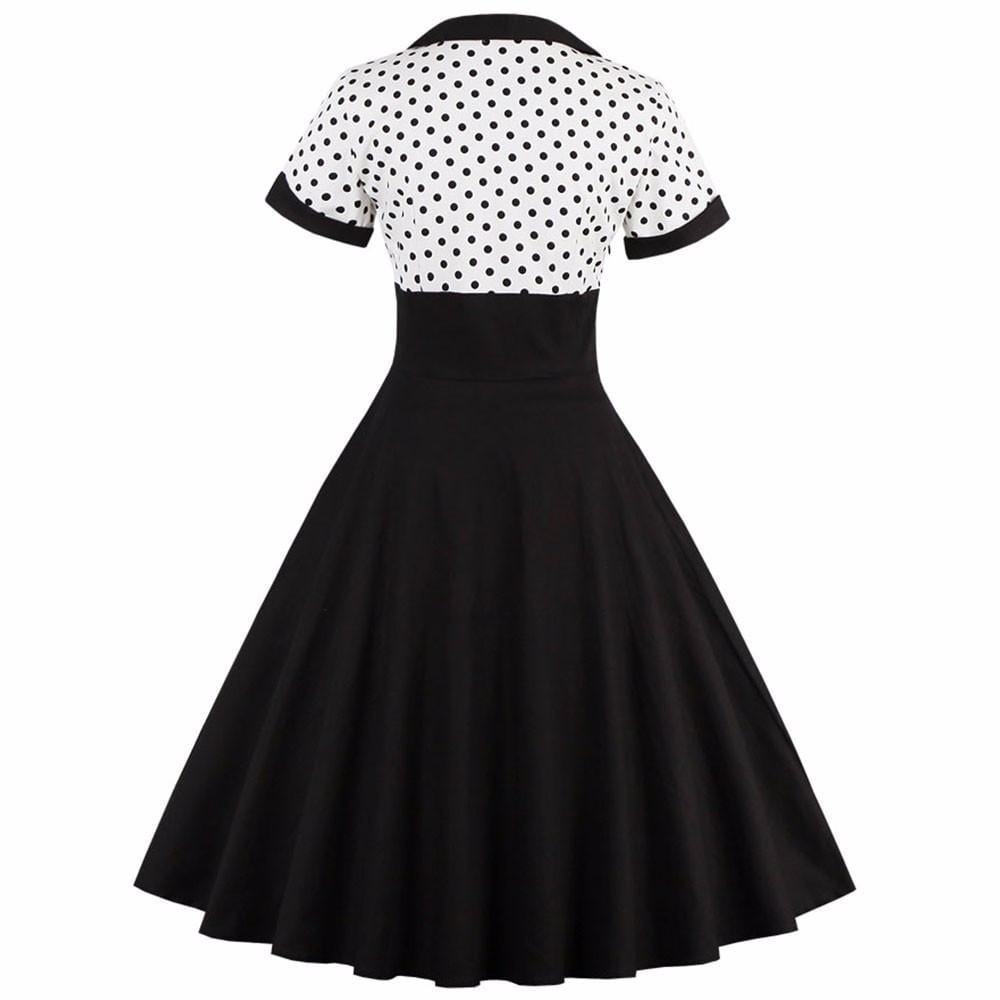 50s Style Goth Pin Up Dress – Deadly Girl