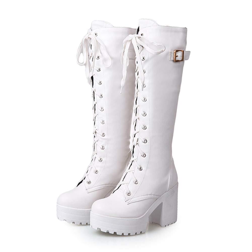 womens tall white boots