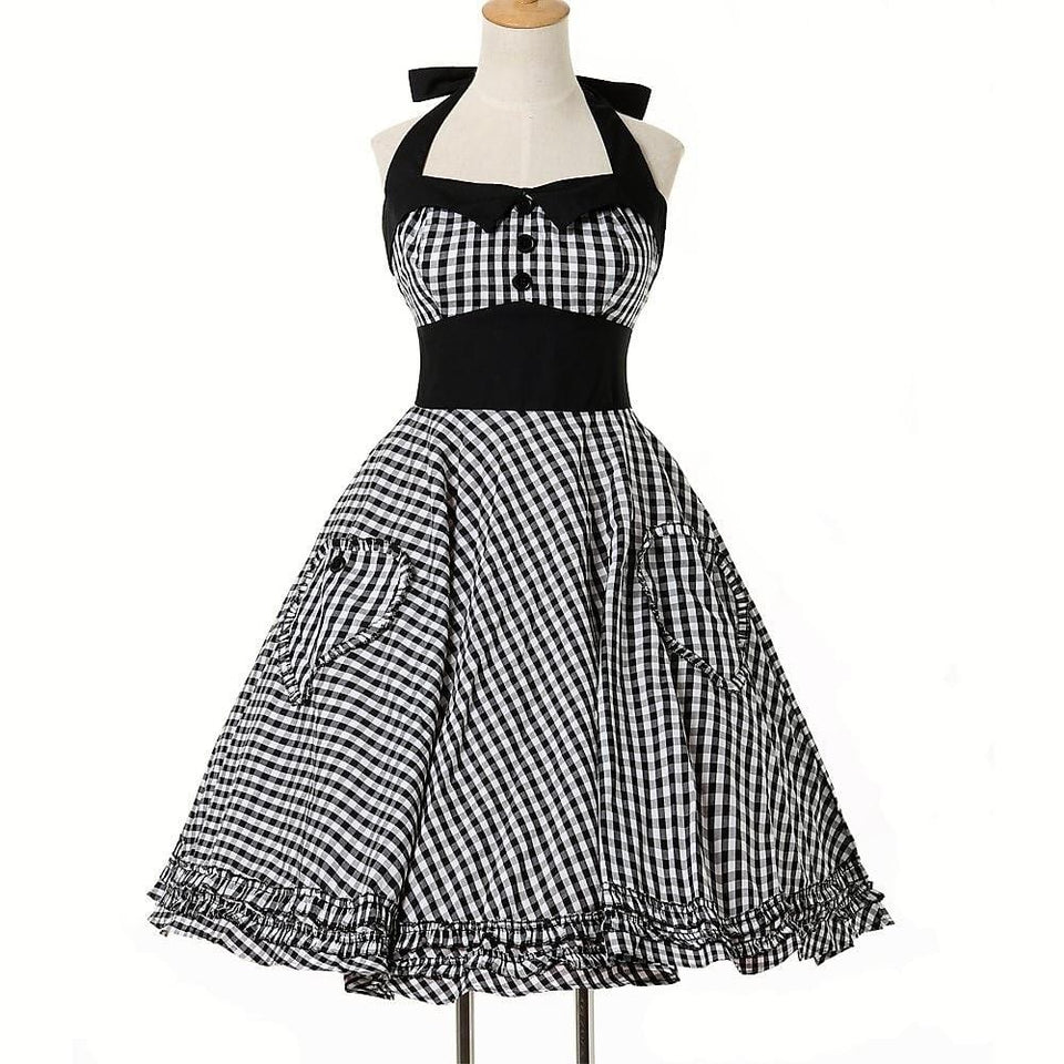 gothic swing dress