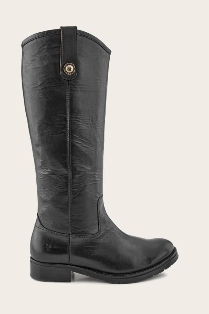 Frye  Women's 40056 Melissa Double Sole Button Lug Black M