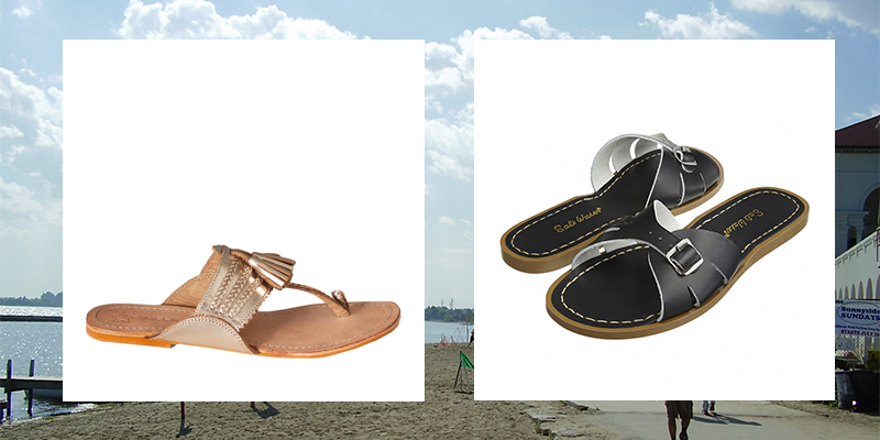 Star Mela and Salt Water sandals